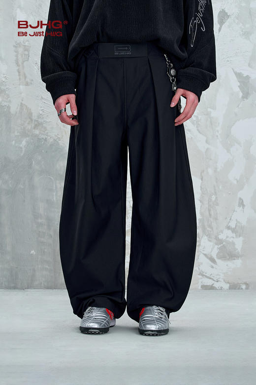 BJHG不计后果美式休闲弯刀裤子男秋季潮牌复古山系痞帅运动工装裤 商品图5