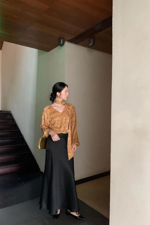 SIA SAYLOR 法式浪漫小碎花长袖衬衣 20808 商品图1