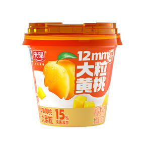 光明大粒黄桃风味酸牛奶260g，保质期24天