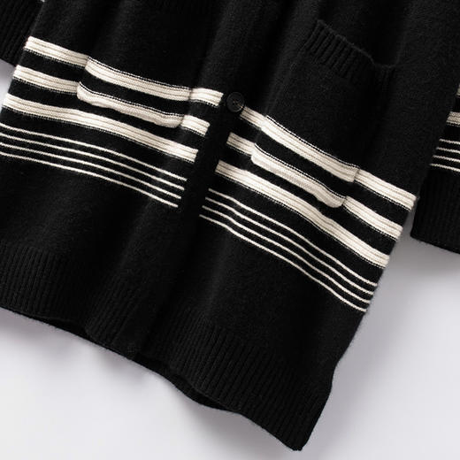 【新颖显品味】100纯山羊绒连帽加厚大衣外套女CYR240157 商品图3