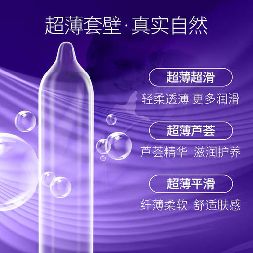 第六感 避孕套 安全套 六合一24只装 超薄大颗粒 凸点螺纹 冰火一体套套 男女成人用品 商品图2