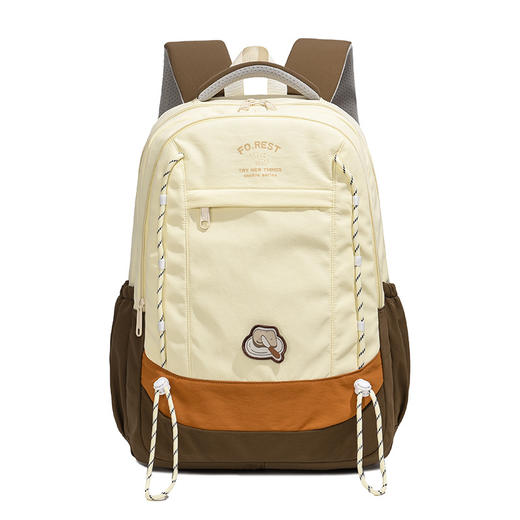 积分兑换【简约韩系撞色新款书包】轻便旅行休闲双肩包 高颜值耐脏大容量双肩包-QB#异业福利 商品图5