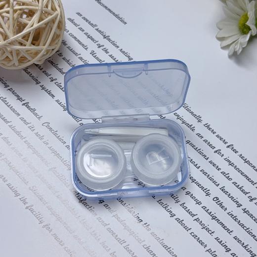 新款简约款ins风隐形眼镜盒便携双联盒美瞳盒伴侣盒双联盒5015 商品图11