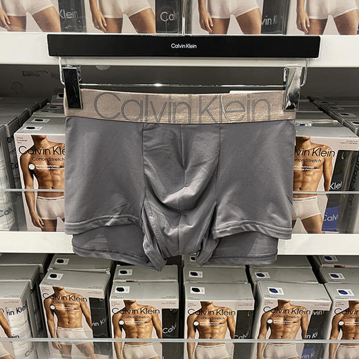 Calvin Klein/CK 男士简约舒适透气平角裤四角内裤单条装 商品图1