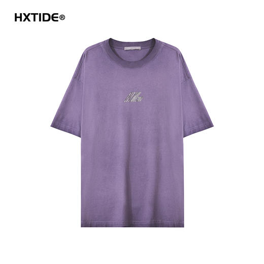 【断码清仓】HX 夏季圆领短袖T恤纯棉C1025201001 商品图0