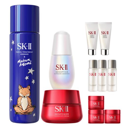 4979006115178 SK-II 蓝版小狐狸神仙水精华大红瓶小灯泡美白抗老护肤品 230ml+50g+30ml 商品图0