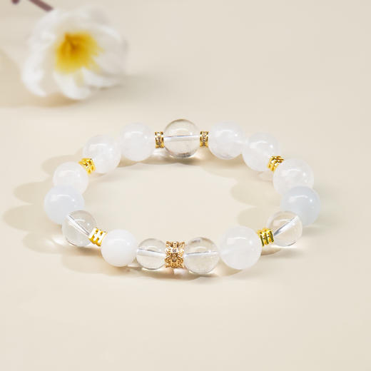 东方美学戴手上！！【珍银世家--国风玛瑙水晶手链系列】显白百搭 叠戴层次感 国风韵味/东方美感/清新素雅 吉祥幸运好寓意 贵气优雅且大方 赠礼盒礼袋包装！ 商品图3