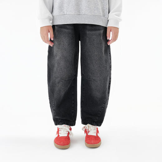 马克珍妮男童时尚有型牛仔气球裤2025年秋装新款551282 商品图1