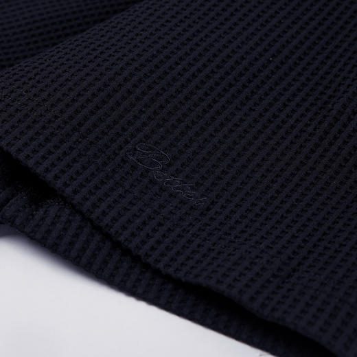 NPC潮牌小字母刺绣华夫格口袋短袖T恤男挺括抽绳可调节NP55TE68 商品图2