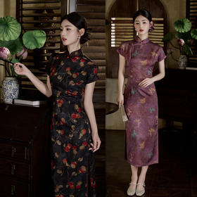 GX绝美旗袍2025年新款气质高端年轻款复古风改良旗袍连衣裙女高级感