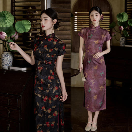 GX绝美旗袍2025年新款气质高端年轻款复古风改良旗袍连衣裙女高级感 商品图0