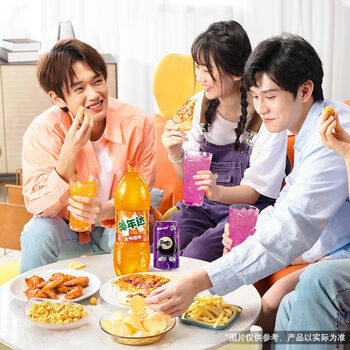 百事可乐美年达X蛋仔派对 橙味*12+葡萄味*12 混合装330ml*24听 随即包装 商品图0