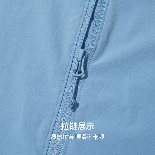 【防水防晒】圣得西休闲夹克2025秋新款凉感运动商务风连帽男外套 商品图7