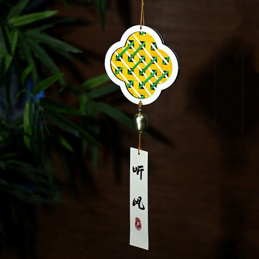 【DIY竹编风铃】手工材料包竹编铃铛挂饰创意暖场研学活动中秋 商品图4