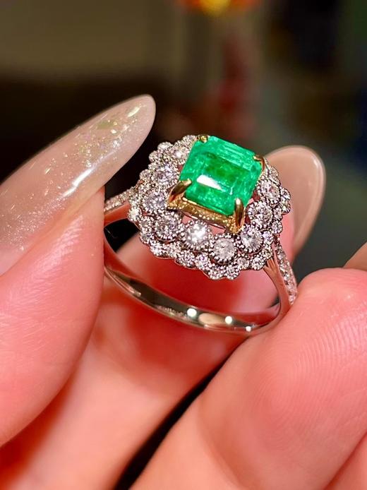 1ct刻面祖母绿戒指 商品图2