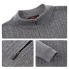 【含羊毛/可机洗/抗静电】柒牌男装秋季新品半开衫立领套头薄毛衫129Y70560 商品缩略图3