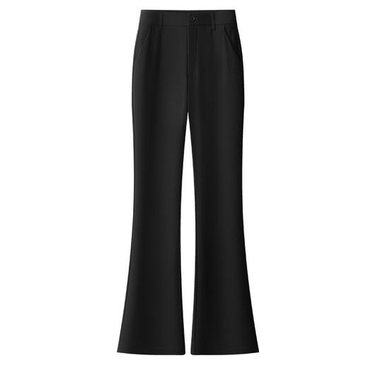 「自」全新升级【铂金会员165/天猫219/差价54】(42842)洛诗琳夏季薄款微喇裤2025新款高腰显瘦休闲通勤西装喇叭裤 商品图4