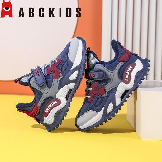 Abckids男童鞋子秋季新款中大童儿童运动鞋皮面防水小学生跑步鞋28-38 商品图8