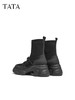 【云粉节】BF楼TATA他她喵爪靴子秋冬百搭时装靴休闲厚底工装靴套筒短靴CEG08DZ5吊牌价939 商品缩略图3