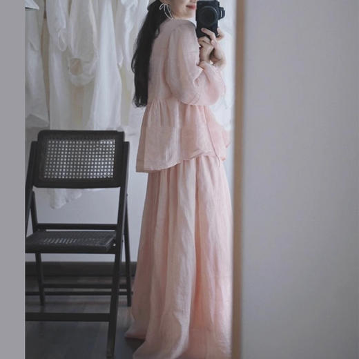 裁缝学苑AS551亚麻衬衫纸样半身裙套装女装半开小衫样板 商品图2