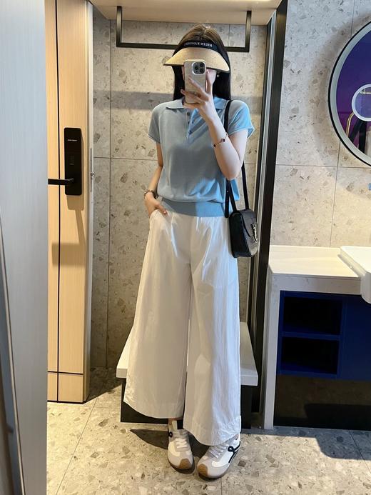 C*S同款休闲版型棉质混纺桶形长裤 商品图10