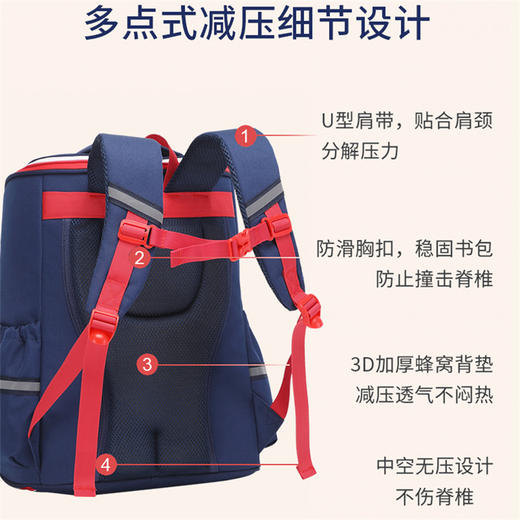 史努比小学生书包一到二年级护脊三到六年级男生男孩儿童女生童 商品图3