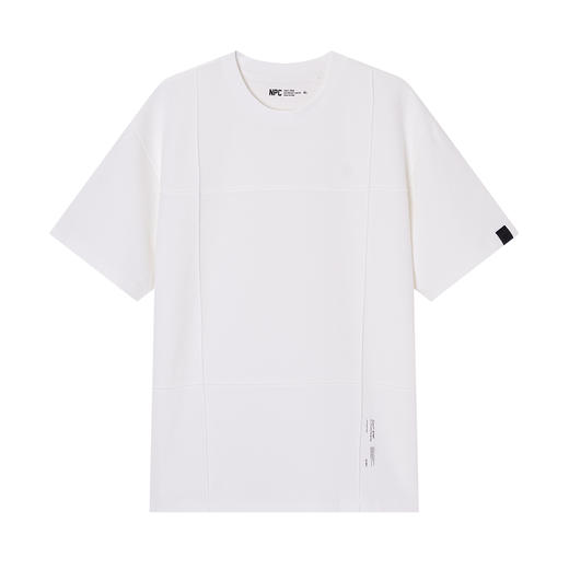 NPC潮牌字母印花空气层基础短袖T恤男立体剪裁宽松舒适NP55TE57 商品图6