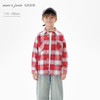 马克珍妮男童复古格纹纯棉百搭衬衫2025年秋装新款551700 商品缩略图0