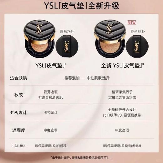 4936968808494 圣罗兰YSL 圣罗兰新明彩柔雾轻垫粉底液 10 替换装 14g 商品图2
