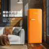 哈士奇 HCK 【国家补贴20%】复古冰箱家用大容量冷藏冷冻单门冰柜高颜值网红可爱彩色节能冰箱 BC-330RDE 橘猫橙 商品缩略图1