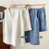 Gesamy法式棉麻无袖套装｜不用凹造型，迎面而来的慵懒高级【3-7天发货】 商品缩略图4