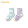 巴拉巴拉女童袜子秋季新品儿童短袜萌趣不勒脚两双装 商品缩略图4