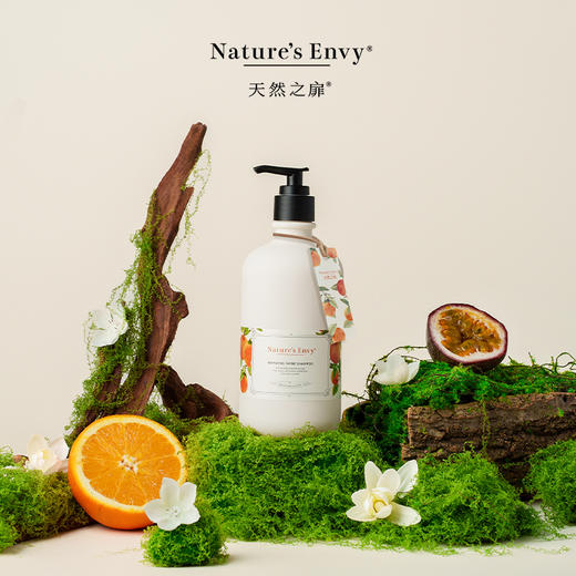 天然之扉植萃香氛洗发水修护橙果香发丝光泽强韧烫染受损洗发露 商品图1