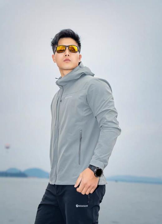 点此购买 MONTANE春秋季CIMA系列男士防风运动户外软壳冲锋衣外套 bk 326082 商品图6