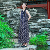 【蓝染印花改良系列】篱笙无袖连衣裙 | 现货加急发 商品缩略图1