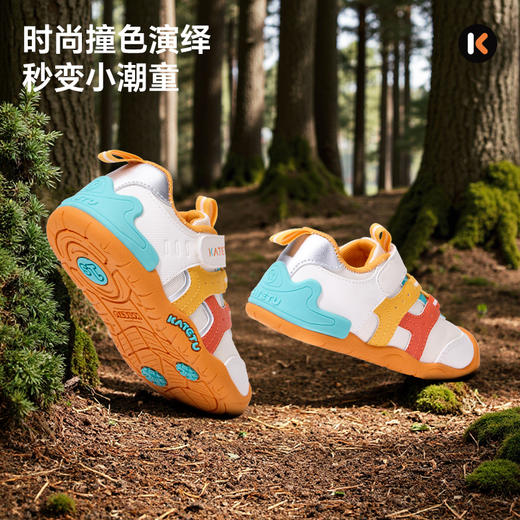 卡特兔户外宝宝学步鞋2025秋季新品幼儿园小白鞋防滑耐磨婴儿鞋 商品图3