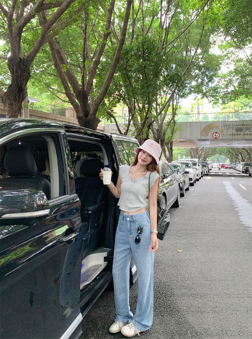 <曾小咸推荐>3.27现货秒杀 ！微信超特价！天丝加长冰丝牛仔裤 日常169.99 立减70 秒杀99.99！！ 商品图7