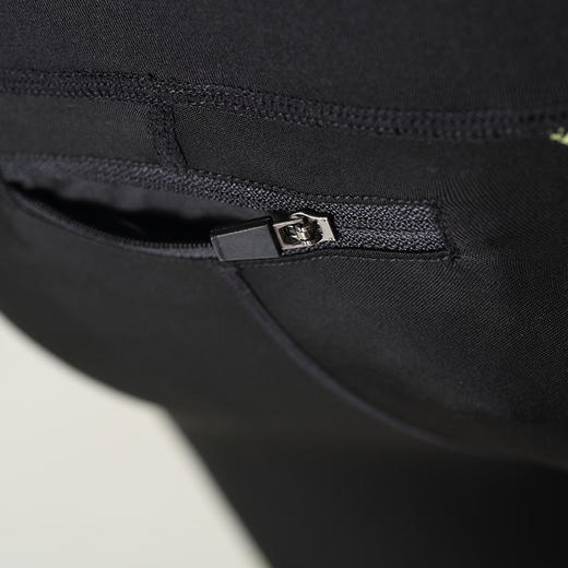 [清仓]HOTCHILLYS红辣椒男户外跑步裤训练健身运动排汗打底紧身裤黑色速干长裤子 商品图3