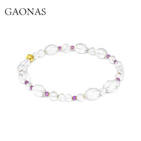 GAONAS 浮光纱 中式贵气清丽白珠项链11568XW