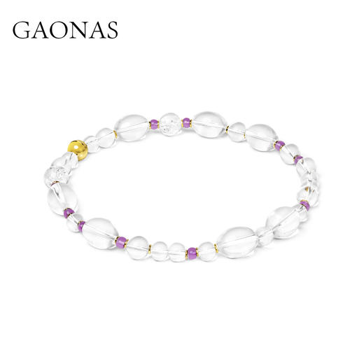 GAONAS 浮光纱 中式贵气清丽白珠项链11568XW 商品图0