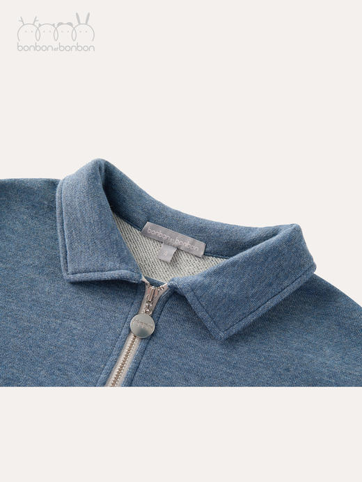 星空蓝休闲刺绣卫衣 商品图3