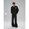 启世录TIWILLTANG“暗夜绅爵”先锋错位立领徽章刺绣夹克长裤套装 商品缩略图4