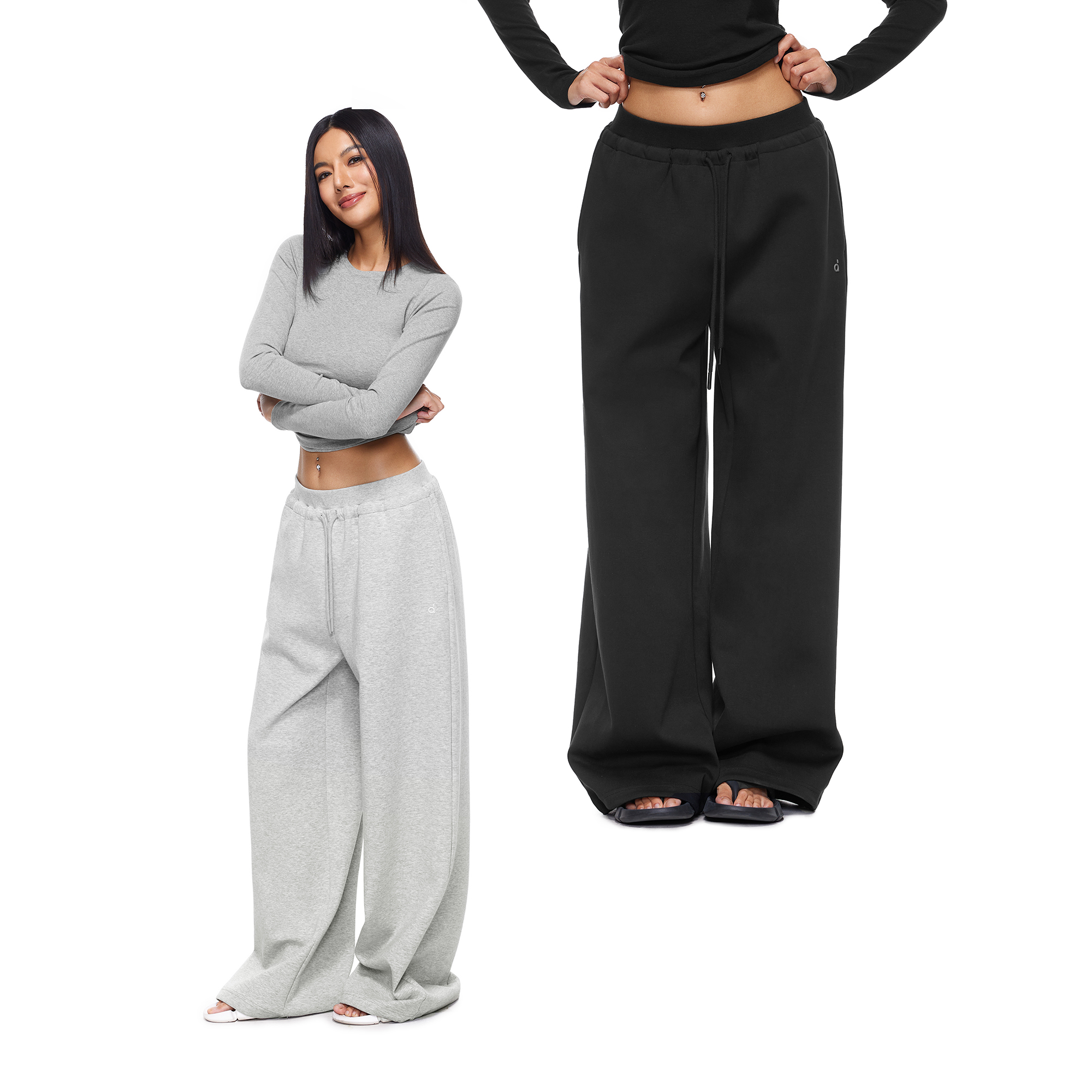 FDR官方店 蓄热保暖空气层运动长裤卫裤男女秋季宽松休闲裤长裤子