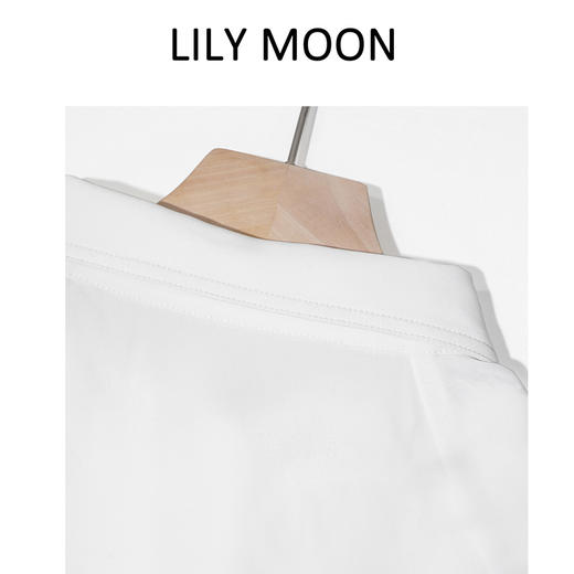 【UPF50+防晒吊牌】Lilymoon春夏繁花钮新式简约风防晒衬衫气质衬衣轻奢 商品图4