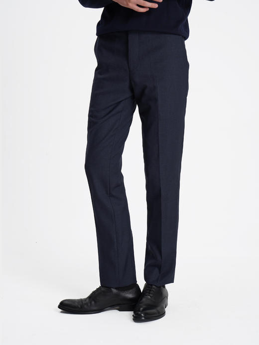 callisto日蚀蓝绵羊毛西裤 商品图3