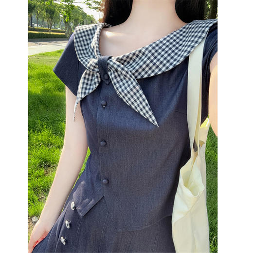 裁缝学苑AH44新款法式学院风短袖半身裙套装纸样女装样板 商品图2