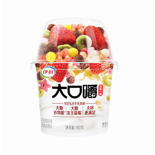 伊利嚼拌食光草莓口味180g，保质期6个月 商品图0