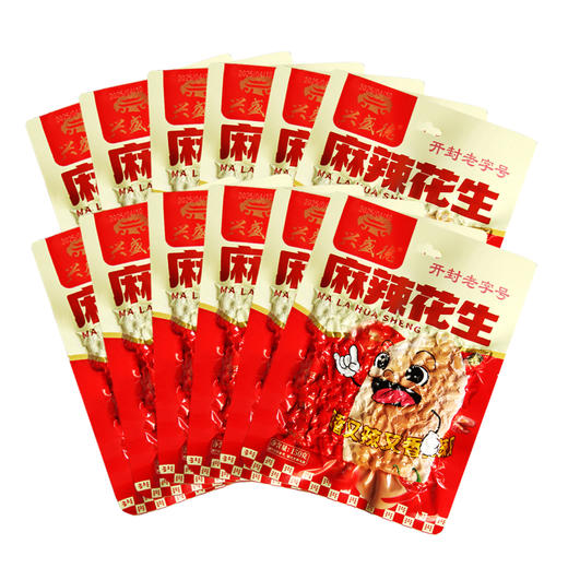兴盛德麻辣花生五香藤椒150g*12袋真空包装河南开封特产零食坚果 商品图0