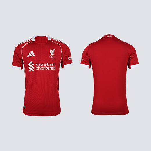 小李子:ADIDAS阿迪达斯25/26赛季利物浦球员版主场短袖球衣JY4237 商品图4