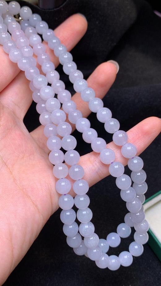 冰紫翡翠珠串 商品图1